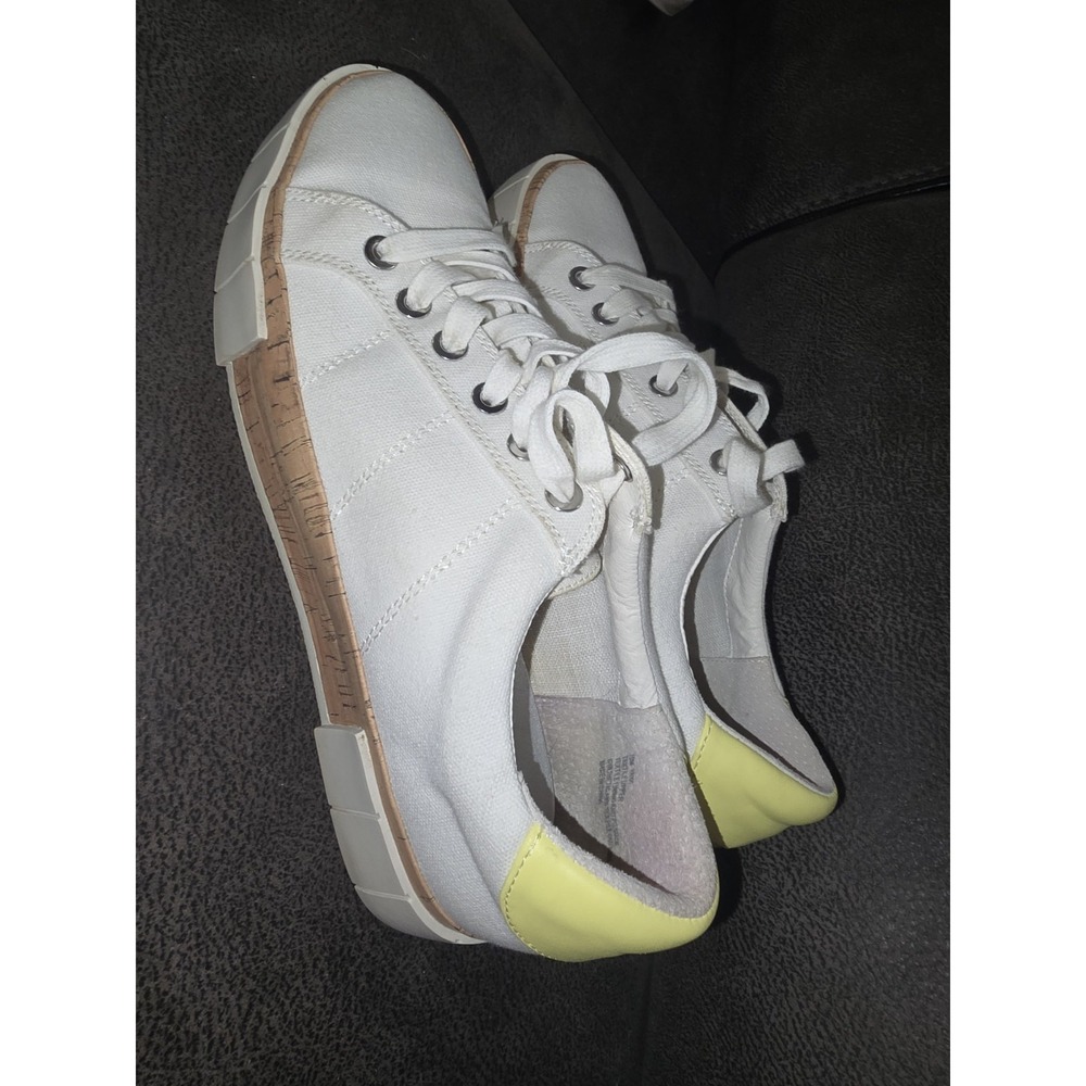 DOLCE VITA Yaya White/Cork Sneakers (Size 10 M)
